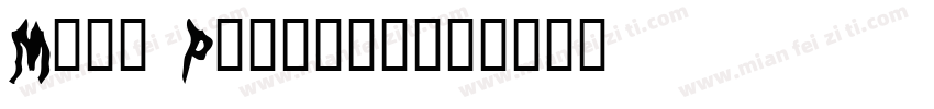 Moon Pickers字体转换
